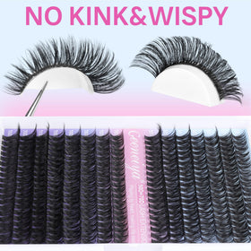 Geeneiya lash clusters kit packaging with all components