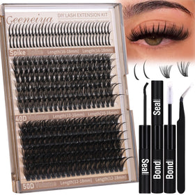Geeneiya Volume Lash Clusters Kit packaging front view