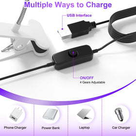 Geisofu UV Nail Lamp compact size with long cable