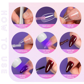 Geisofu UV Nail Lamp demonstrating 360-degree flexibility