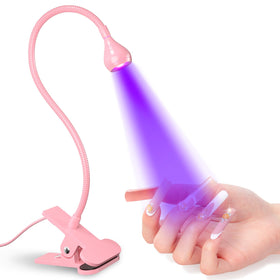Geisofu UV Nail Lamp front view with gooseneck design