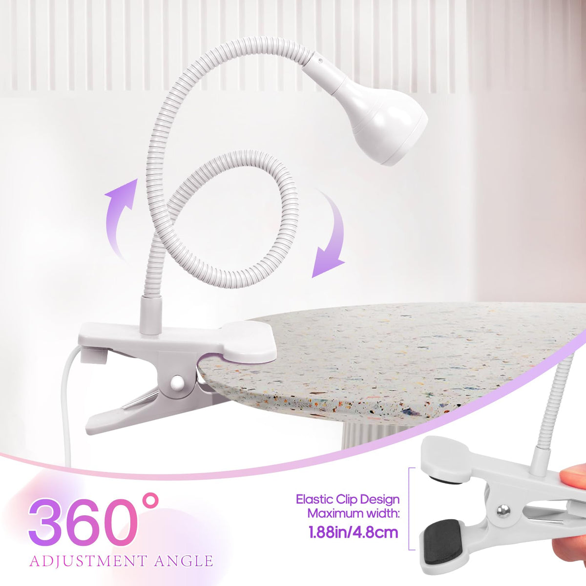 Geisofu UV Nail Lamp with four brightness settings