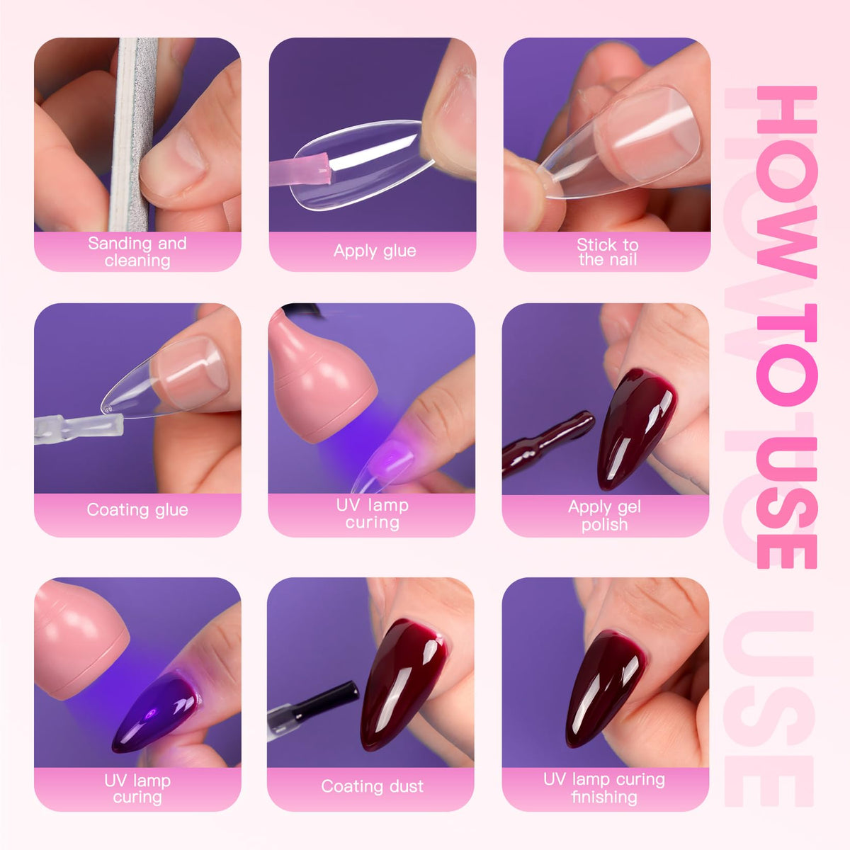 Geisofu UV Nail Lamp with packaging displayed
