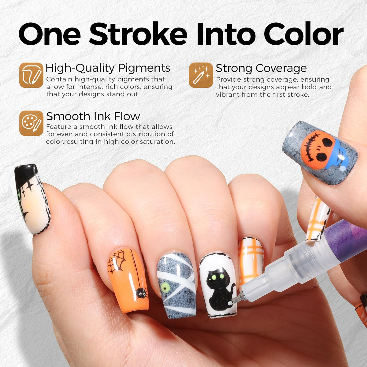 GELLAKTIK Nail Art Pens Set packaging