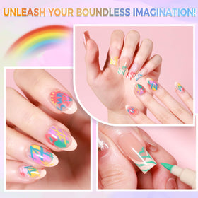 GELLAKTIK Nail Art Pens showing precision in nail art
