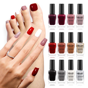 GELLEN 12-Colour Nail Polish Set front view with various shades