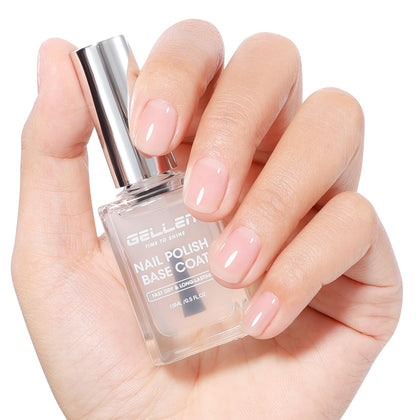 GELLEN 15ml Clear Base Coat Nail Polish bottle front view