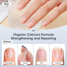 GELLEN Clear Base Coat Nail Polish bottle back view