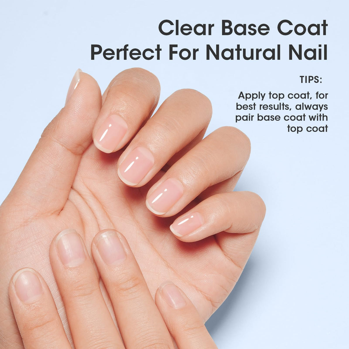 GELLEN Clear Base Coat Nail Polish with packaging
