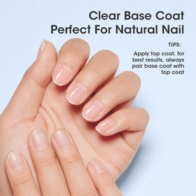 GELLEN Clear Base Coat Nail Polish with packaging