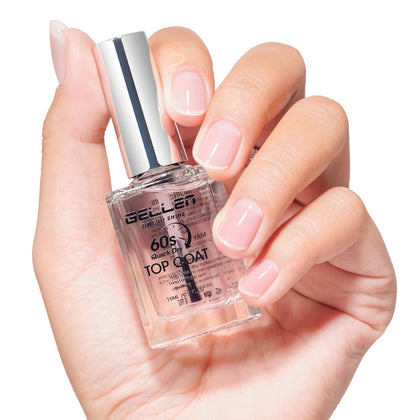 GELLEN Clear Nail Polish Top Coat bottle front view