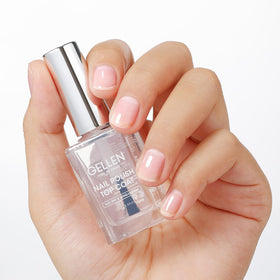 GELLEN Clear Nail Polish Top Coat front view with glossy finish