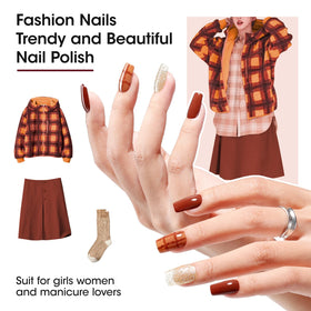GELLEN nail polish application process on nails