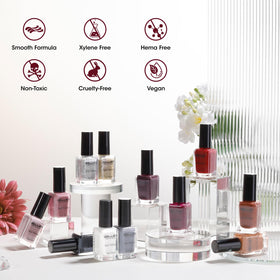GELLEN nail polish in a hand with a neutral background
