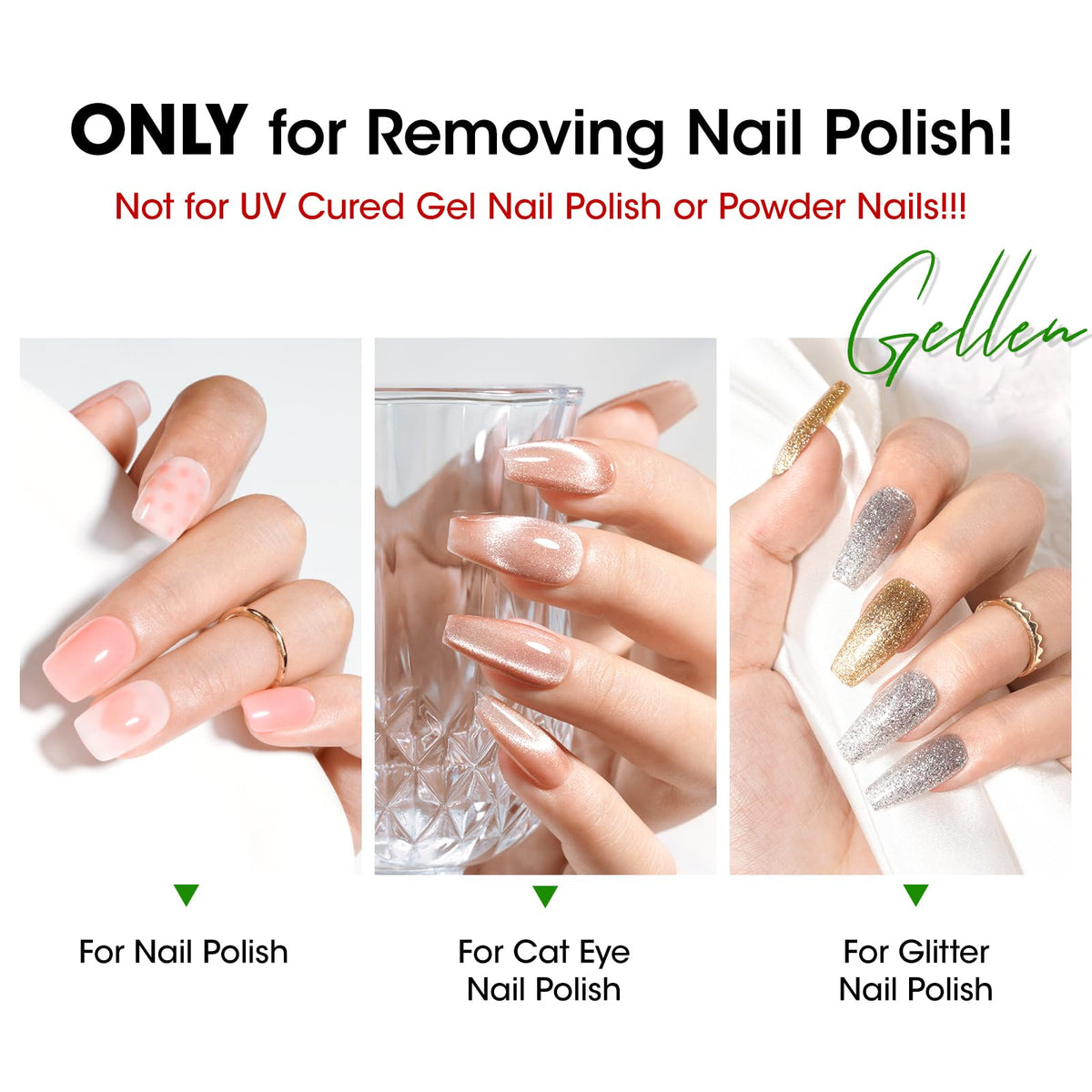 GELLEN Nail Polish Remover 180ml on a vanity table