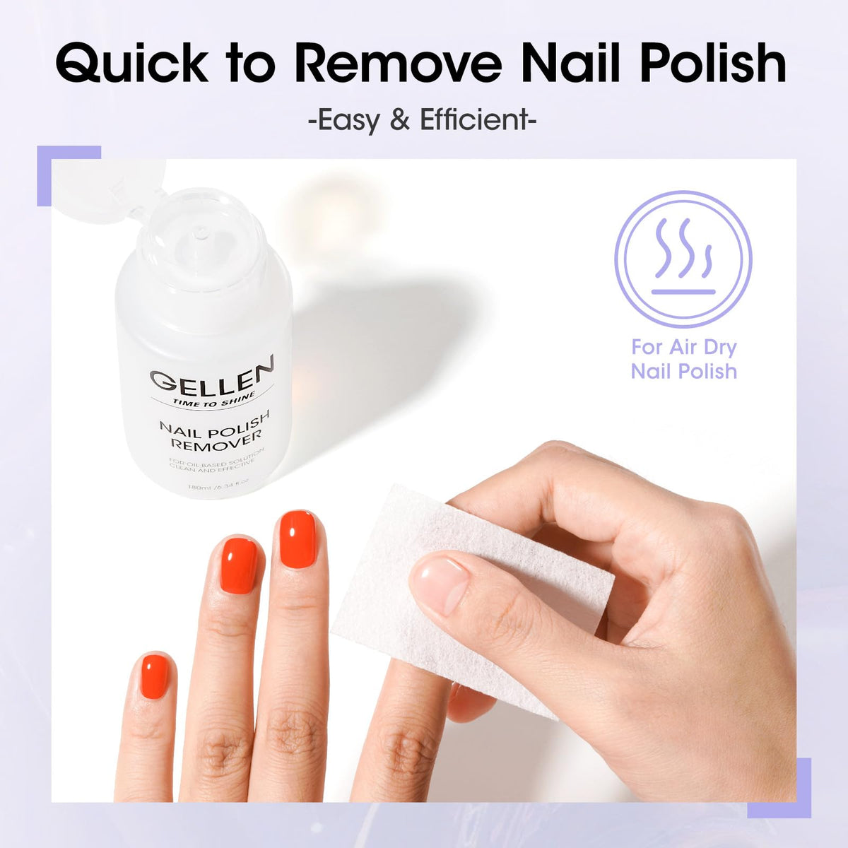 GELLEN Nail Polish Remover 180ml packaging