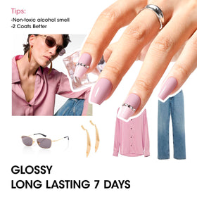 GELLEN nail polish set including nude and bright shades