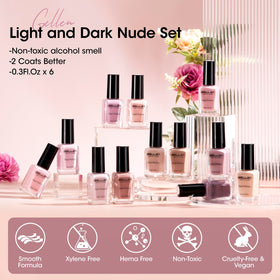 GELLEN nail polish with wide brush for easy application