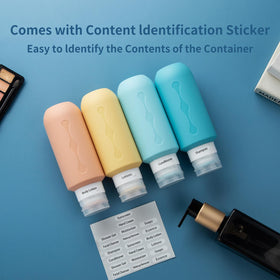 Gemice silicone travel bottles with leak-proof design