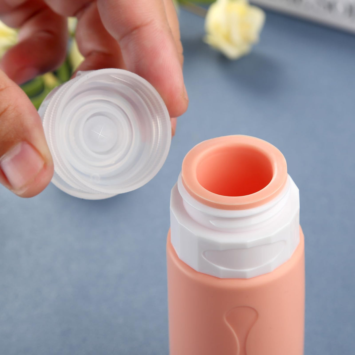 Gemice travel bottle wide opening for easy filling
