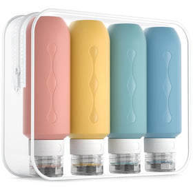 Gemice Travel Bottles 6oz set in clear PVC bag