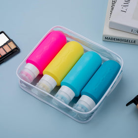 Gemice travel bottles showing different colours