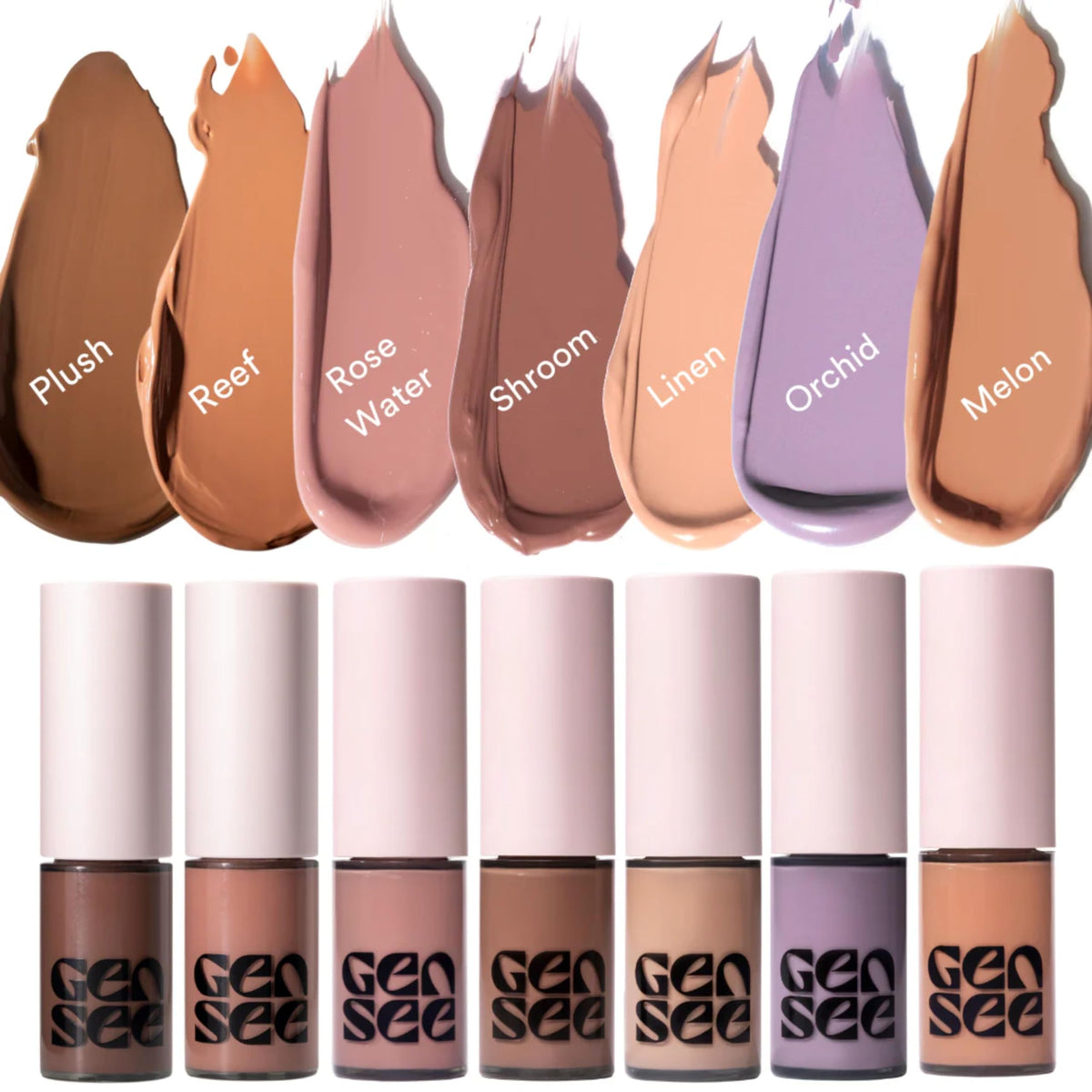 Gen See Liquid Eyeshadow on a makeup table