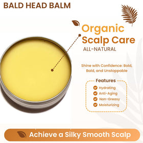 Generic Bald Head Balm Moisturiser in a lifestyle setting