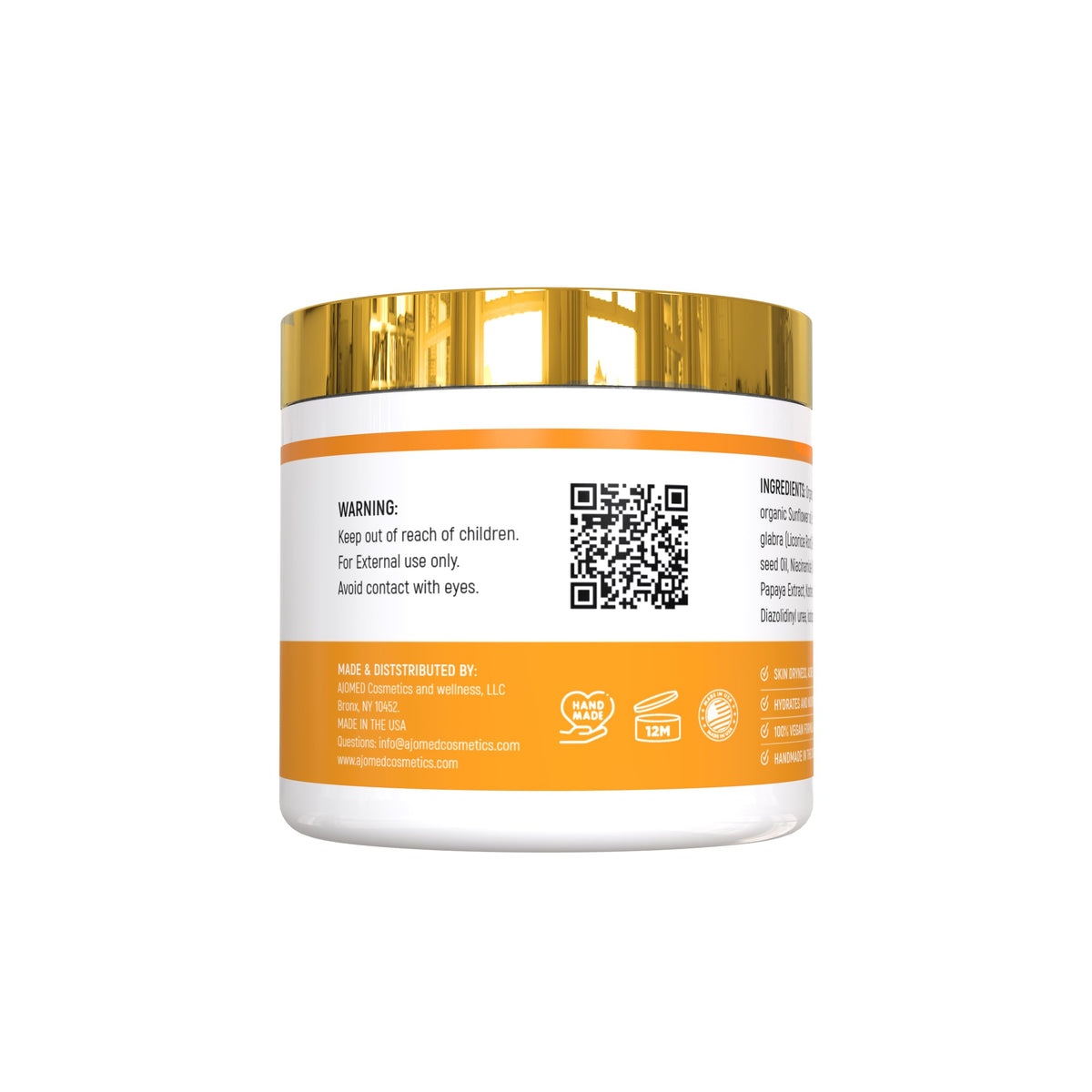 Generic Turmeric Body Cream with papaya and turmeric