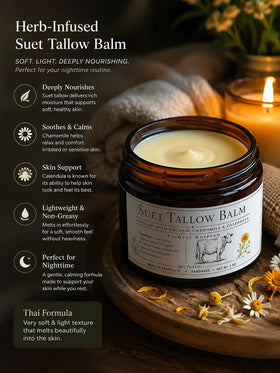 Generic Unscented Night Tallow Balm texture close-up