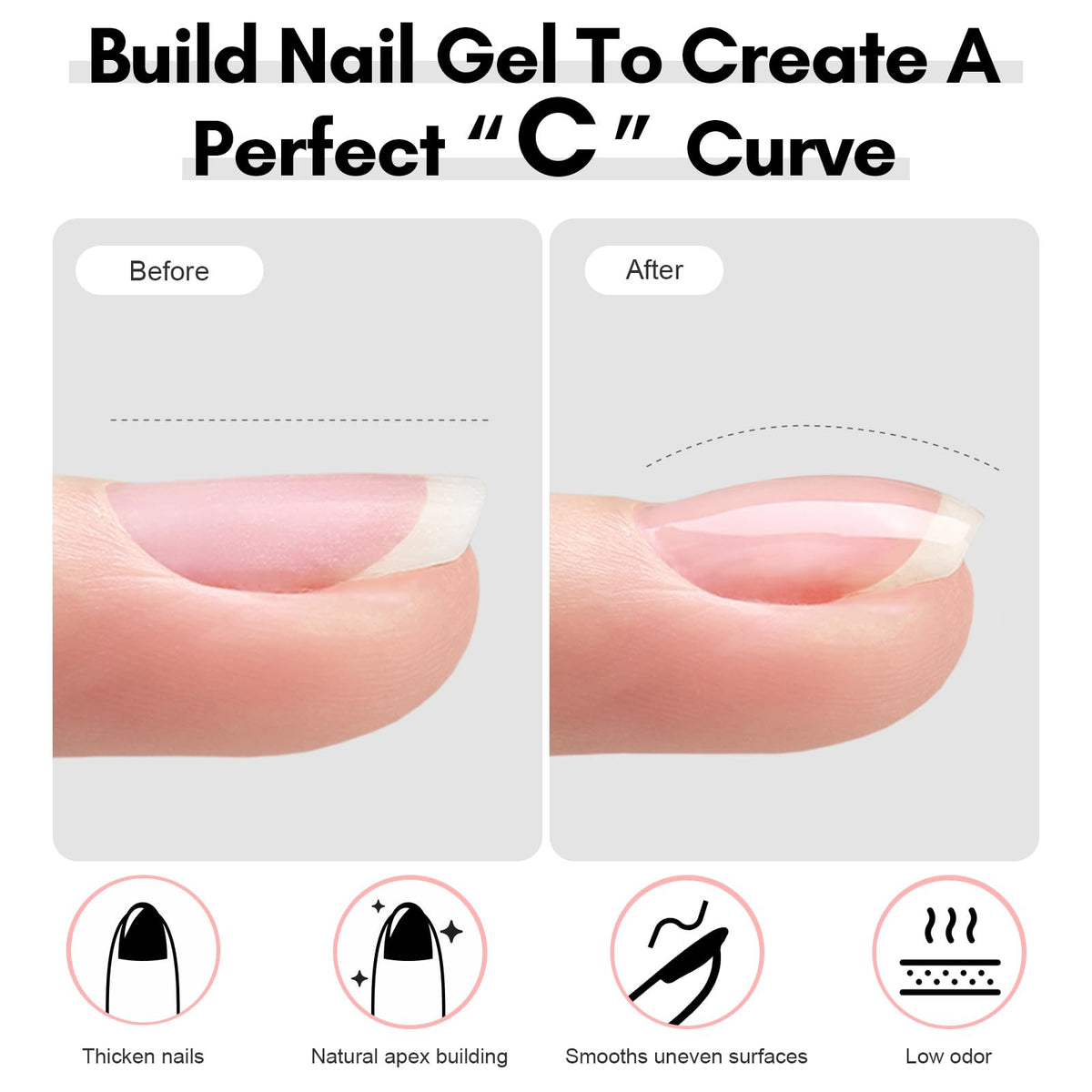 Gentle Base Coat bottle from Makartt