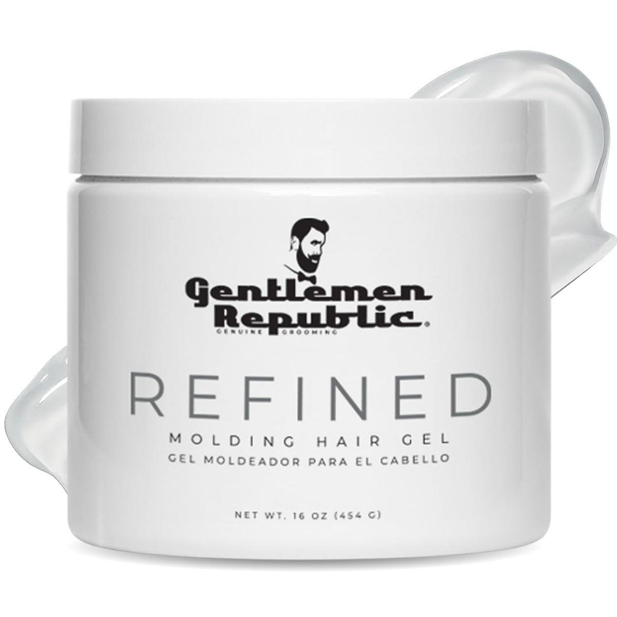 Gentlemen Republic 16oz Refined Hair Gel front view