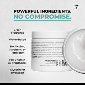 Gentlemen Republic 32oz Refined Hair Gel texture on hand