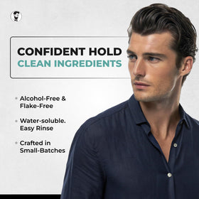 Gentlemen Republic 64oz Hair Gel side view showing label