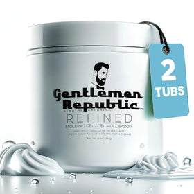 Gentlemen Republic Hair Gel 16oz front view with pump