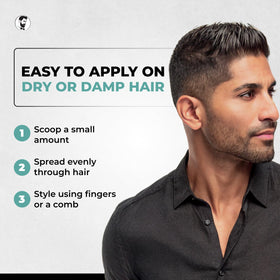 Gentlemen Republic Hair Gel on grooming table with accessories