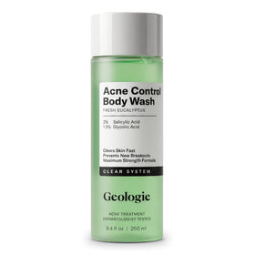 Geologie Acne Control Body Wash front view with eucalyptus scent