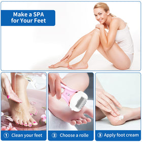 Geopu Electric Foot Callus Remover waterproof design demonstration