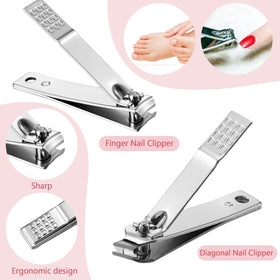 Geosar grooming kit displayed with a background of beauty accessories