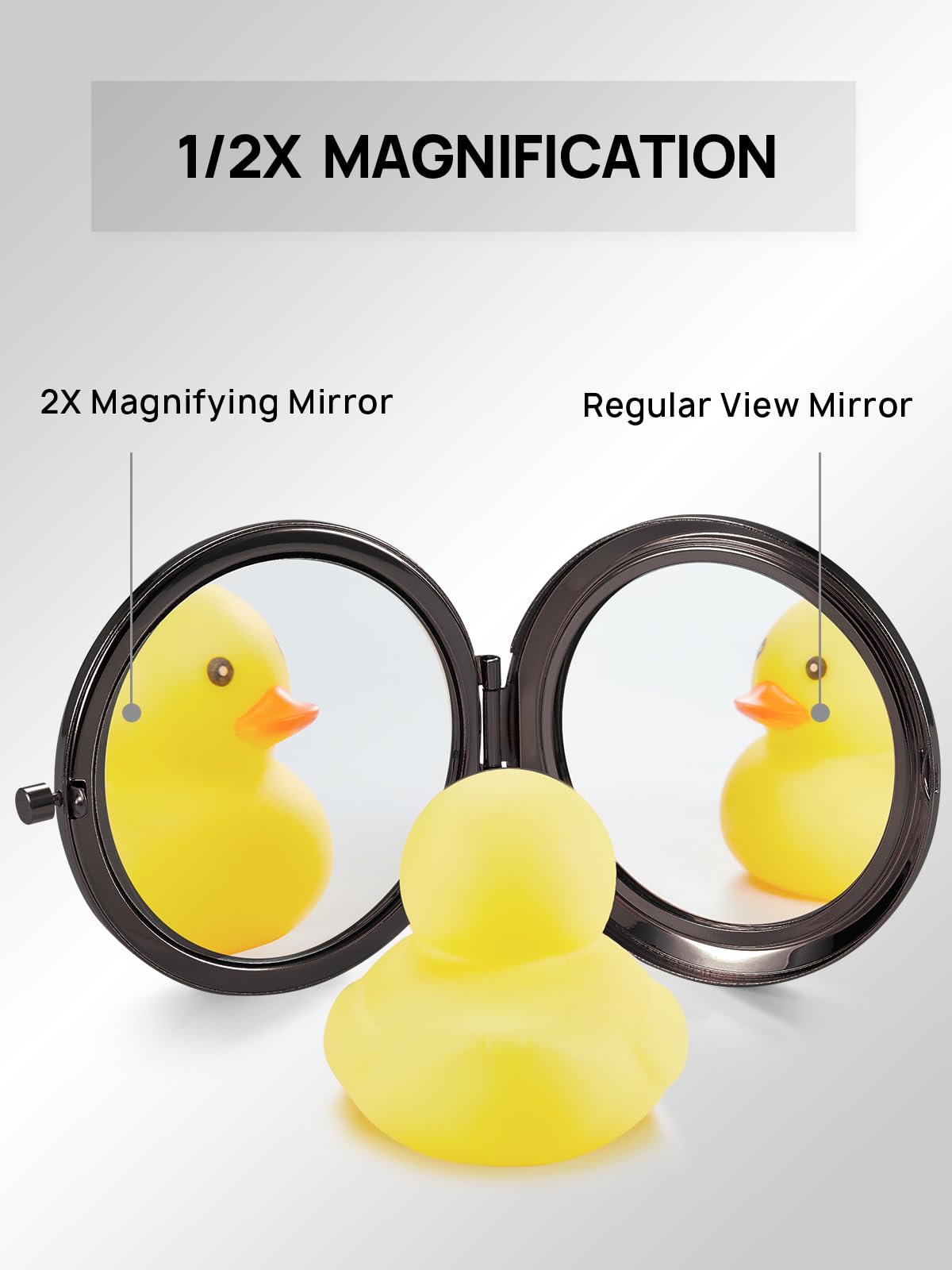 Getinbulk Compact Mirror in Gold color