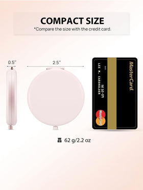 Getinbulk compact mirror in gold side view