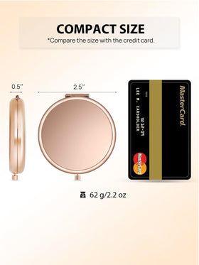 Getinbulk Compact Mirror Rose Gold back view