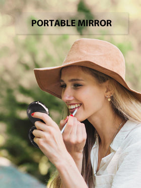 Getinbulk compact mirror showing both magnifications