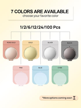 Getinbulk Compact Mirror with push-button switch