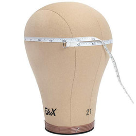 GEXWORLDWIDE cork canvas block head with wig pins