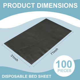 GGYKJSK pack of 100 disposable massage table sheets side view