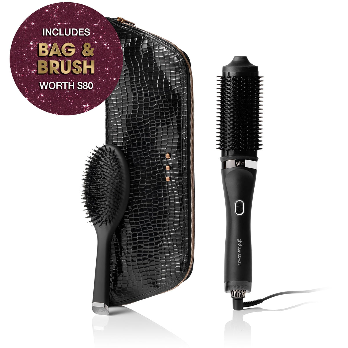 ghd Duet Blowdry complete styling kit including accessories