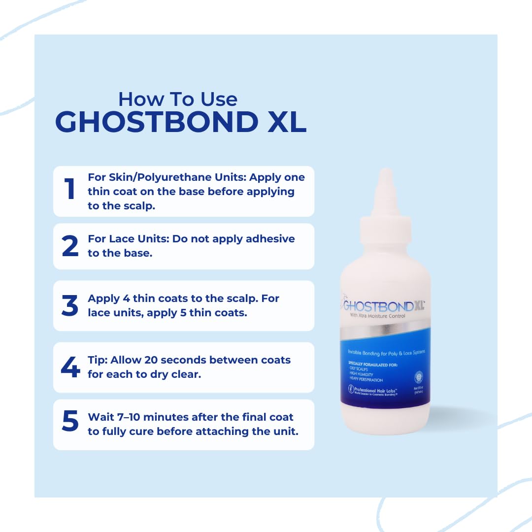 GHOSTBOND XL Hair Replacement Adhesive 5oz packaging