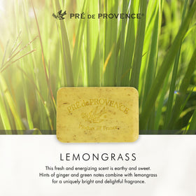 Gift basket featuring Pre de Provence Lemongrass Soap Bar