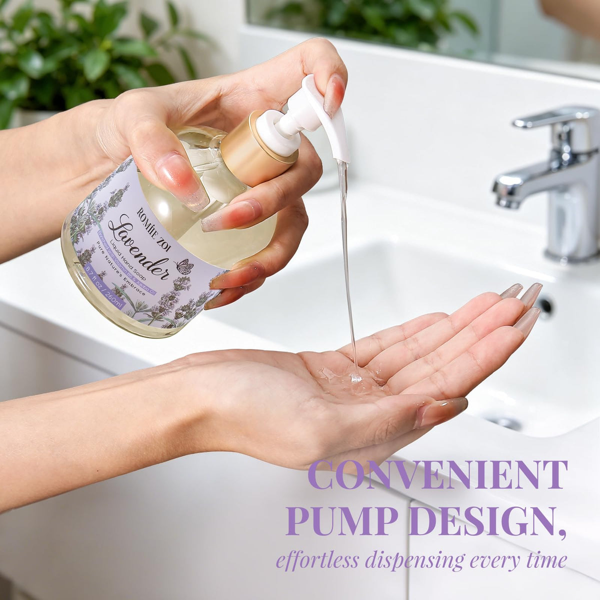 Gift box of ROMIIE ZOI Lavender Hand Soap